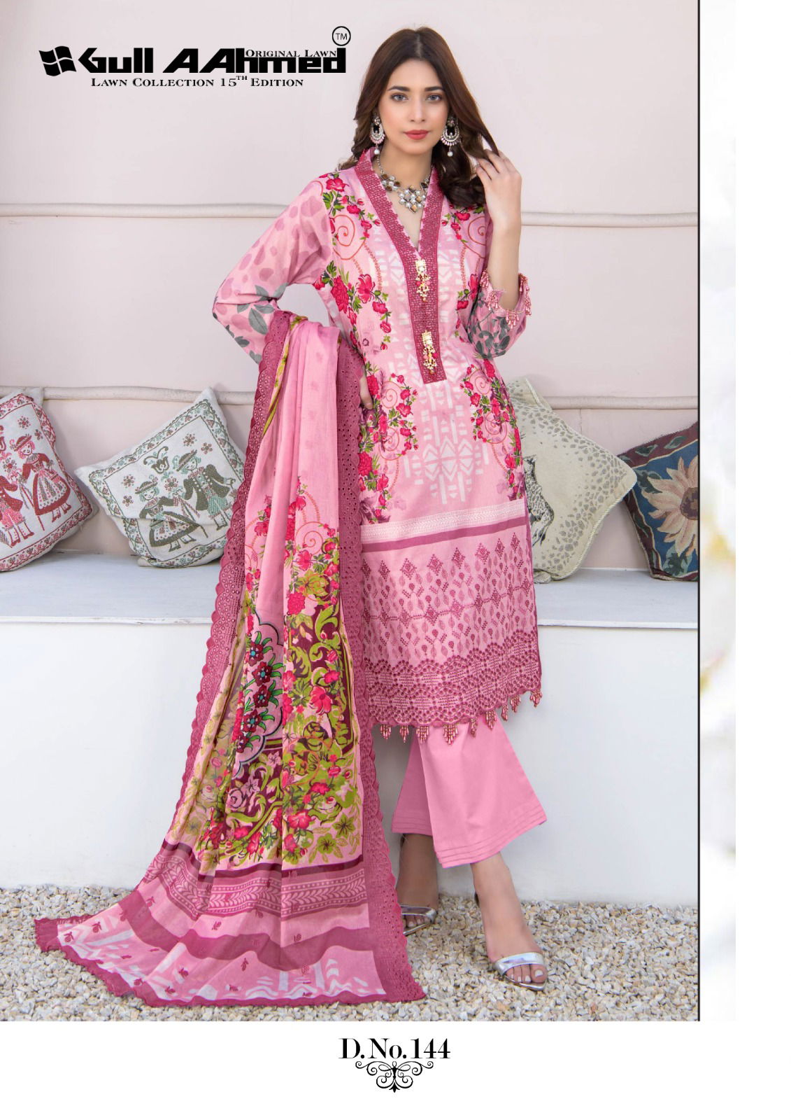 Gull A Ahmed Vol 15 Karachi Cotton Dress Material Catalog
